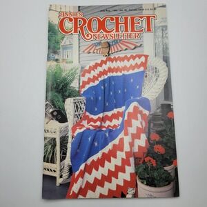 Annies Crochet Newsletter No. 46 July-August 1990 Pattern Afghan Bear Needlework